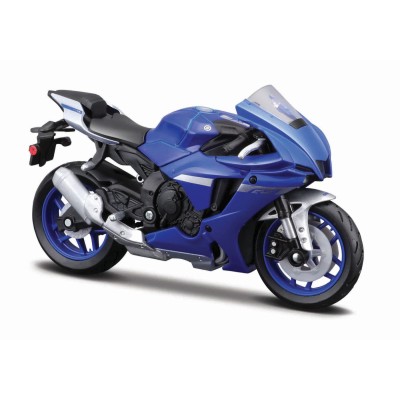 Maisto motocicleta metalica cu stand editie speciala yamaha yzf r1 scara 1 la 18