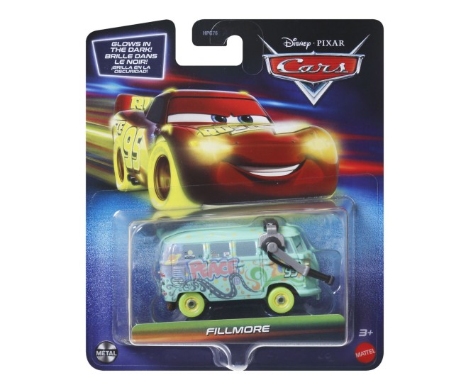 Cars glow racers masinuta metalica fillmore scara 1 la 55 Cars glow racers masinuta metalica fillmore scara 1 la 55
