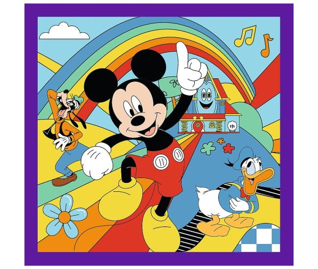 Puzzle trefl 3in1 mickey mouse si prietenii mickey si echipa lui vesela Puzzle trefl 3in1 mickey mouse si prietenii mickey si echipa lui vesela