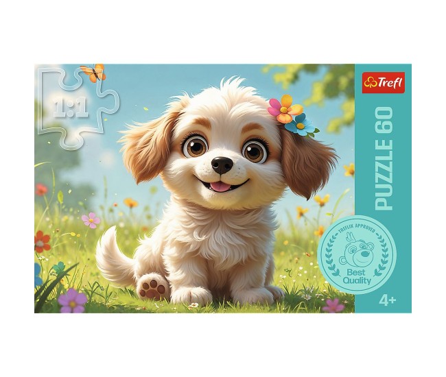 Puzzle trefl 60 fii un catelus Puzzle trefl 60 fii un catelus
