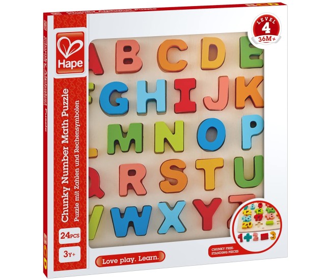 Hape puzzle alfabet chunky Hape puzzle alfabet chunky