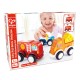 Hape set 3 masinute cu motor pull-back Hape set 3 masinute cu motor pull-back