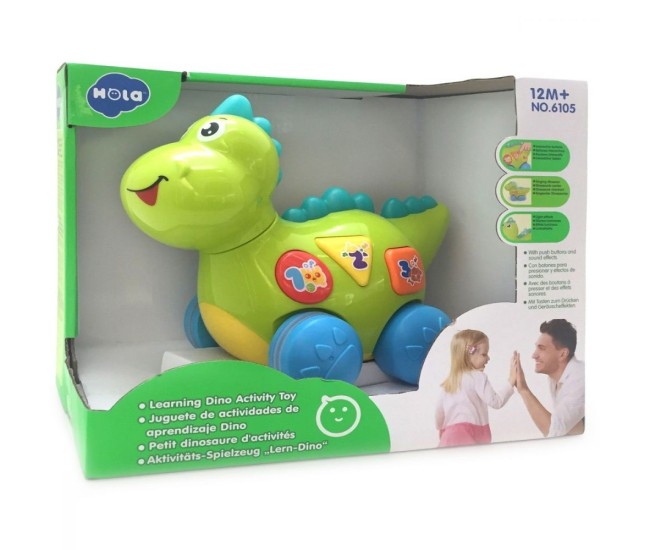 Baby dinozaurul interactiv cu miscari melodii si lumini Baby dinozaurul interactiv cu miscari melodii si lumini