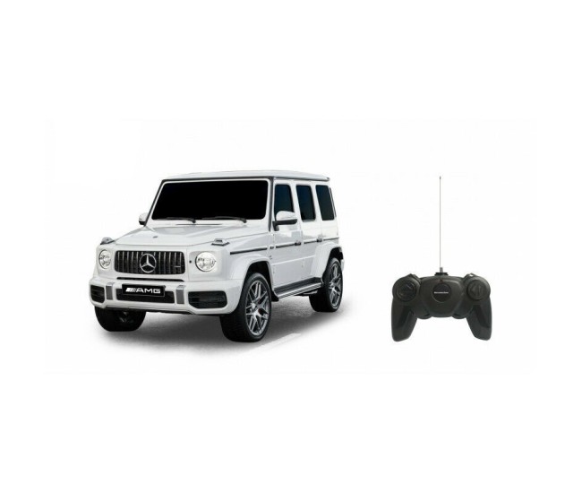 Masina cu telecomanda mercedes-benz g63 alb scara 1 la 24 Masina cu telecomanda mercedes-benz g63 alb scara 1 la 24