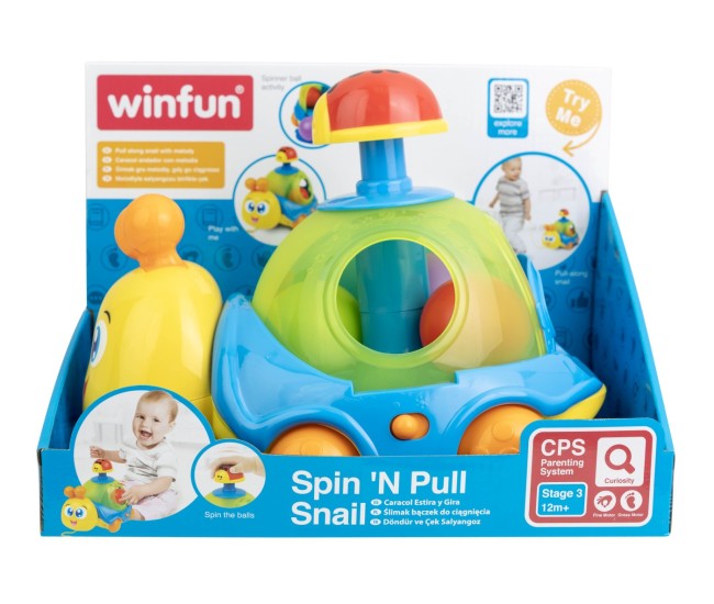 Winfun jucarie de tras melc Winfun jucarie de tras melc