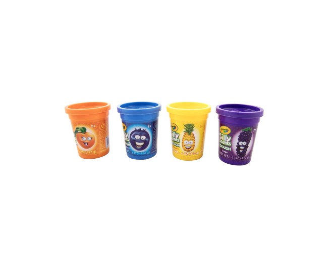 Crayola silly scents set 4 borcanase cu plastilina parfumata Crayola silly scents set 4 borcanase cu plastilina parfumata