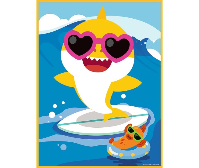 Puzzle trefl primo baby maxi 2x10 baby shark Puzzle trefl primo baby maxi 2x10 baby shark