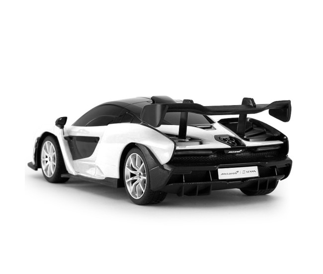 Masina cu telecomanda mclaren senna alb cu scara 1 la 18 Masina cu telecomanda mclaren senna alb cu scara 1 la 18