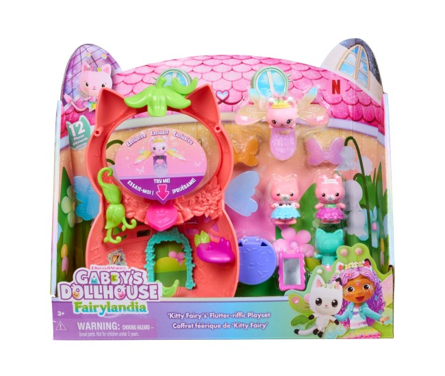 Gabbys dollhouse fairylandia set de joaca zana pisicutei cu figurine si accesorii