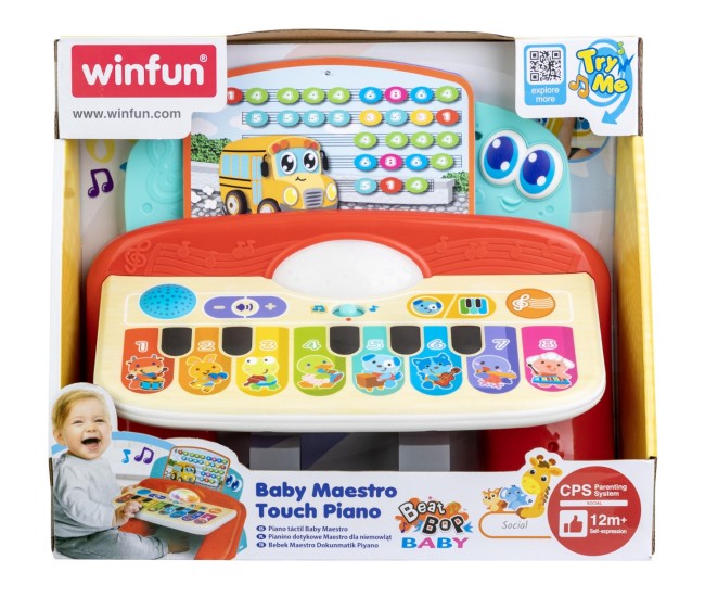 Winfun pian cu sunete si lumini cu 8 taste
