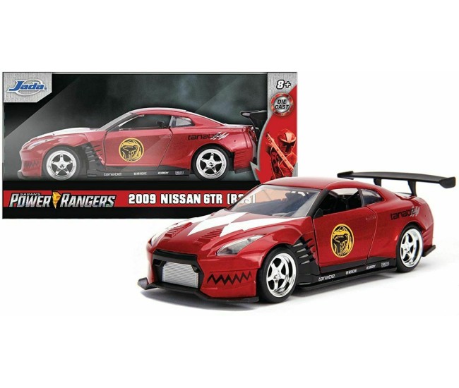 Masinuta metalica power rangers 2009 nissan gt-r r35 scara 1 la 32 Masinuta metalica power rangers 2009 nissan gt-r r35 scara 1 la 32