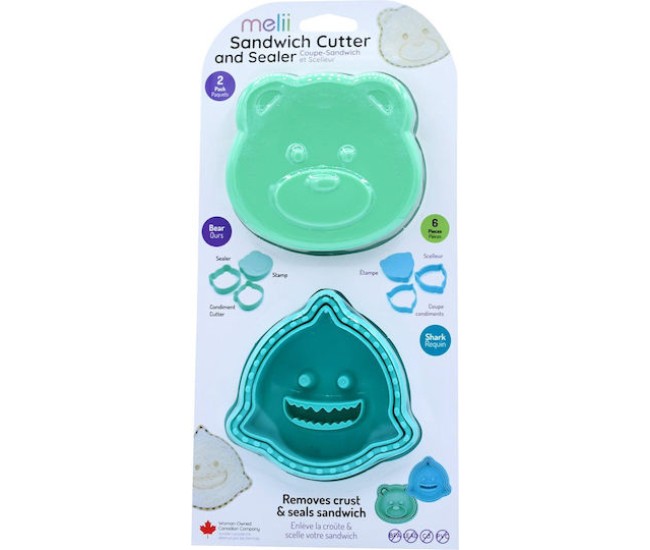 3 in 1 forme animale pentru sandwich, melii, urs si rechin 3 in 1 forme animale pentru sandwich, melii, urs si rechin