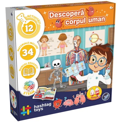 Joc educativ descopera corpul uman Joc educativ descopera corpul uman