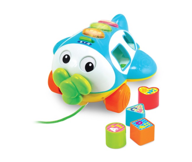 Winfun jucarie de tras avion cu activitati