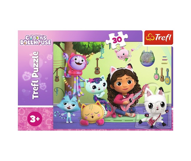 Puzzle trefl 30 gabbys dollhouse casa lui gabby Puzzle trefl 30 gabbys dollhouse casa lui gabby