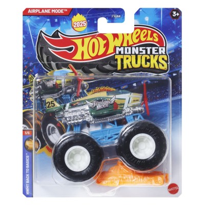 Hot wheels monster truck masinuta airplane mode scara 1:64