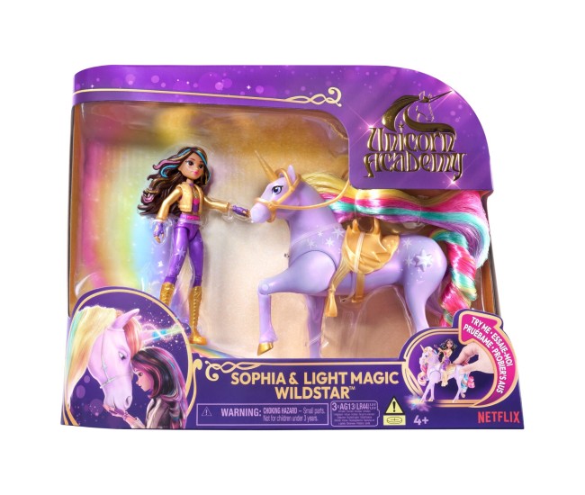 Unicorn academy set papusa sophia si unicornul lightstar Unicorn academy set papusa sophia si unicornul lightstar