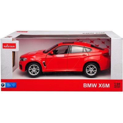 Masinuta metalica bmw x6m rosu scara 1 la 24