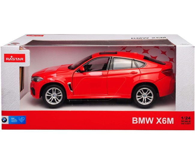 Masinuta metalica bmw x6m rosu scara 1 la 24 Masinuta metalica bmw x6m rosu scara 1 la 24