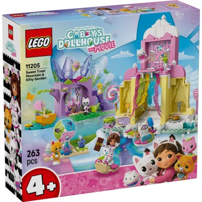 Lego gabbys dollhouse filmul muntele de dulciuri si gradina lui kitty 11205