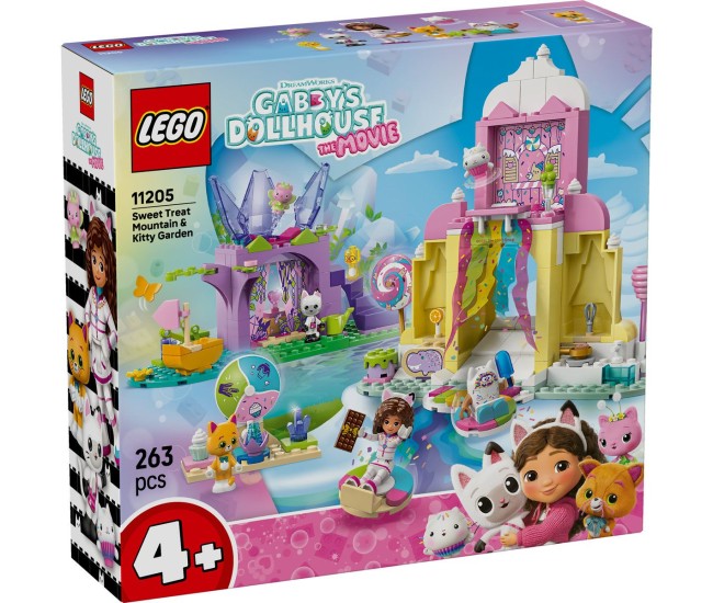 Lego gabbys dollhouse filmul muntele de dulciuri si gradina lui kitty 11205 Lego gabbys dollhouse filmul muntele de dulciuri si gradina lui kitty 11205