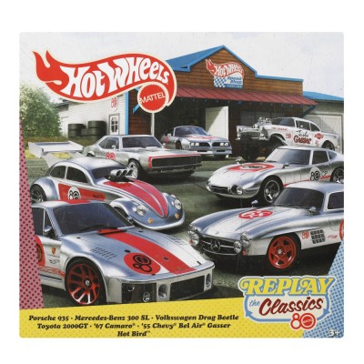 Hot wheels replay the classic set 7 masinute metalice scara 1 la 64