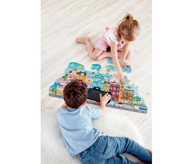 Hape puzzle orasul animat Hape puzzle orasul animat