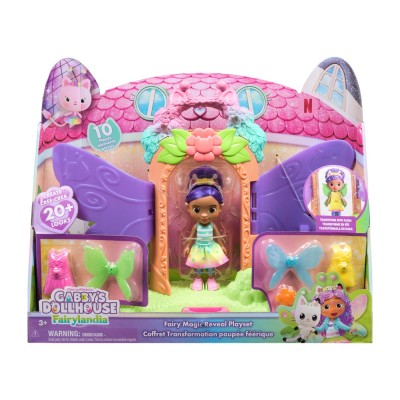 Gabbys dollhouse fairylandia set de joaca revelatia magica cu figurine si accesorii