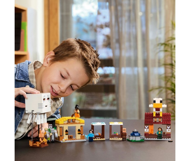 Lego minecraft atacul baloanelor ghast asupra satului 21273 Lego minecraft atacul baloanelor ghast asupra satului 21273