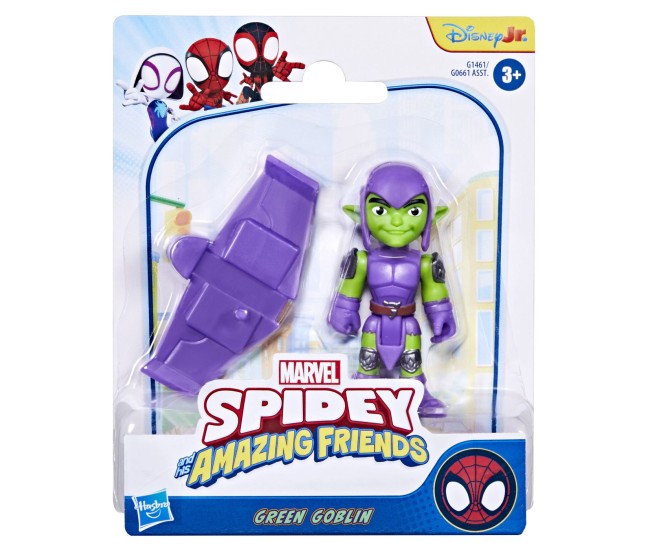 Marvel spidey si prietenii sai uimitori set figurina green goblin si accesorii