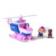 Patrula catelusilor cautare si salvare set figurina skye si vehicul elicopter