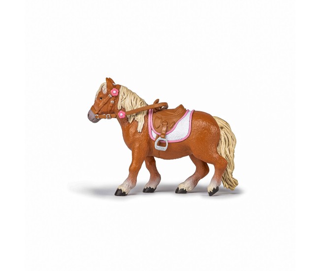 Papo figurina ponei shetland cu sa Papo figurina ponei shetland cu sa