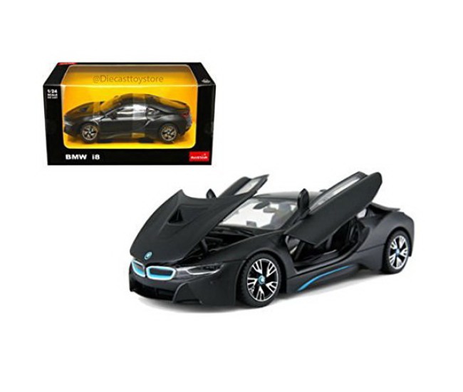 Masinuta metalica bmw i8 negru scara 1 la 24 Masinuta metalica bmw i8 negru scara 1 la 24