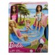 Barbie set papusa barbie blonda si piscina Barbie set papusa barbie blonda si piscina