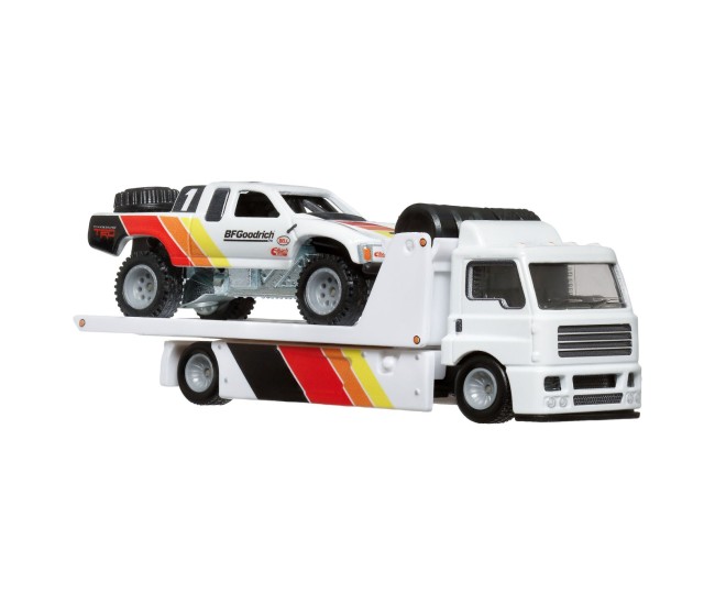 Hot wheels transportator fleet street cu masinuta toyota off road truck scara 1:64 Hot wheels transportator fleet street cu masinuta toyota off road truck scara 1:64