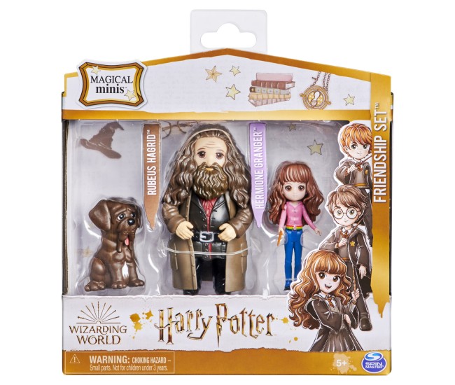 Harry potter set 2 figurine rubeus hagrid si hermione granger Harry potter set 2 figurine rubeus hagrid si hermione granger