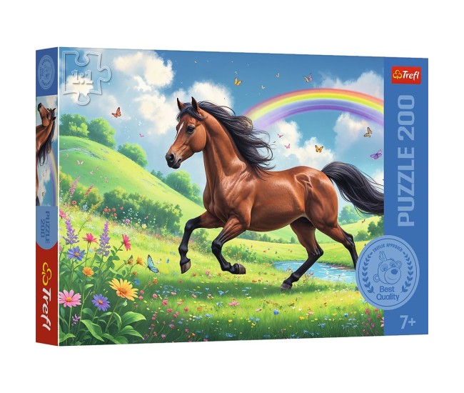 Puzzle trefl 200 un cal impunator Puzzle trefl 200 un cal impunator