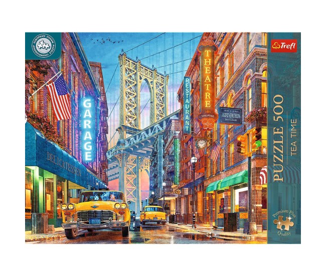 Puzzle trefl 500 premium plus tea time campionatul european vedere a podului manhattan Puzzle trefl 500 premium plus tea time campionatul european vedere a podului manhattan