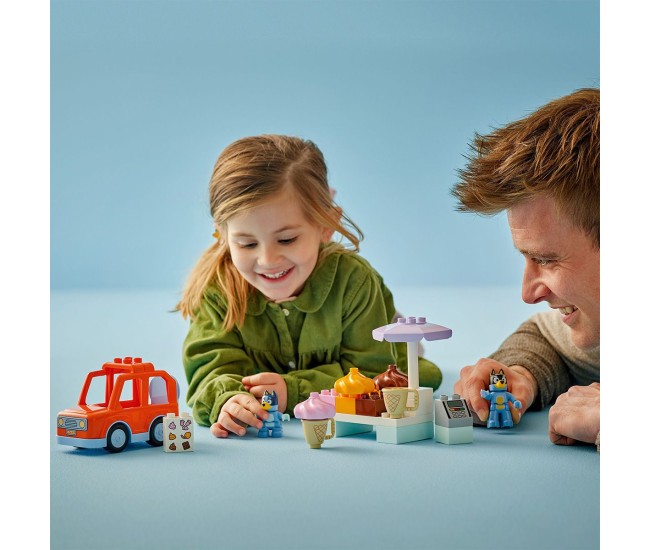 Lego duplo vizita cu blue la furgoneta de inghetata 10458 Lego duplo vizita cu blue la furgoneta de inghetata 10458