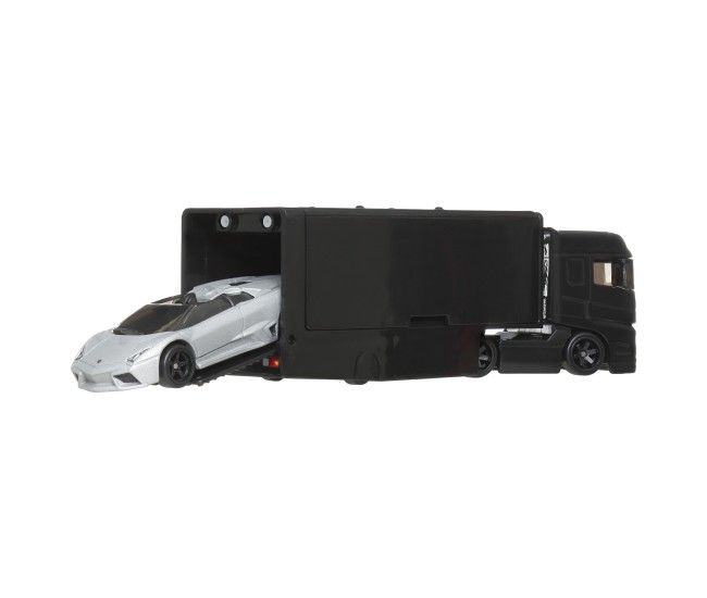 Hot wheels transportator flipsider hauler cu masinuta lamborghini reventon roadster scara 1 la 64 Hot wheels transportator flipsider hauler cu masinuta lamborghini reventon roadster scara 1 la 64