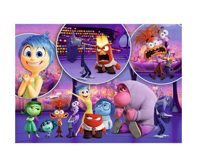 Puzzle trefl 200 disney inside out 2 emotiile copiilor Puzzle trefl 200 disney inside out 2 emotiile copiilor