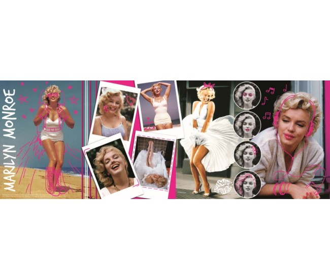 Puzzle trefl panorama 500 colaj marilyn monroe Puzzle trefl panorama 500 colaj marilyn monroe