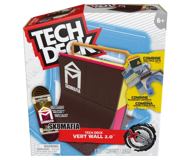 Tech deck pachet xconnect fingerboard sk8mafia vert wall Tech deck pachet xconnect fingerboard sk8mafia vert wall