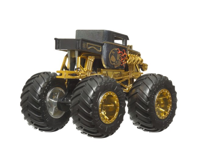 Hot wheels monster truck 50 bigfoot trophy champions masinuta bone shaker scara 1 la 64 Hot wheels monster truck 50 bigfoot trophy champions masinuta bone shaker scara 1 la 64