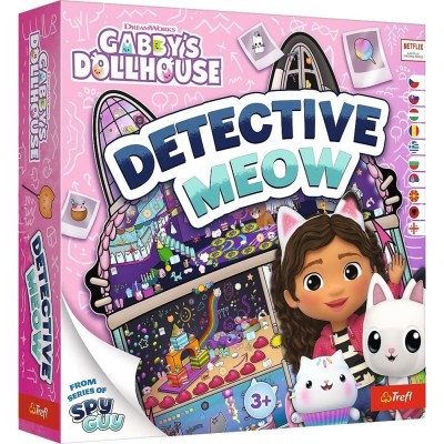Trefl gabbys dollhouse joc de societate detectivul meow Trefl gabbys dollhouse joc de societate detectivul meow