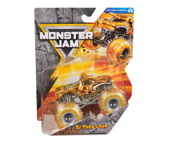 Monster jam collide a scope masinuta metalica el toro loco scara 1 la 64 Monster jam collide a scope masinuta metalica el toro loco scara 1 la 64