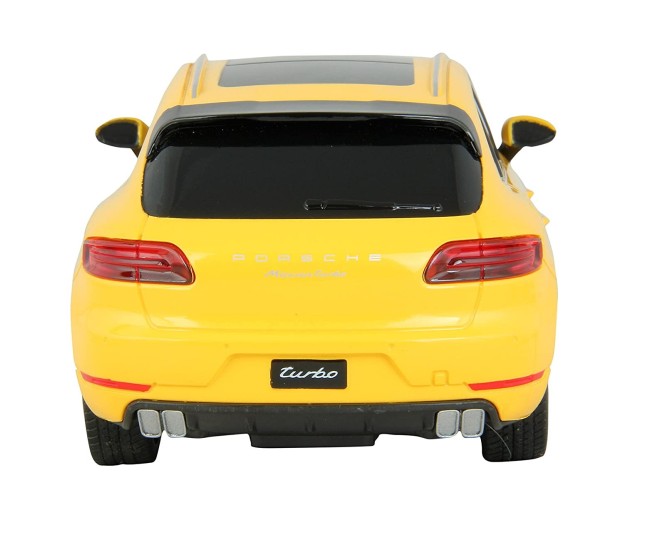Masina cu telecomanda porsche macan turbo galben cu scara 1 la 24 Masina cu telecomanda porsche macan turbo galben cu scara 1 la 24