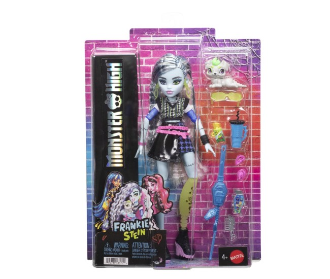 Monster high papusa frankie stein cu accesorii