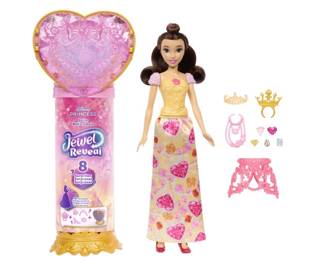 Disney princess jewel reveal papusa belle