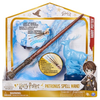 Harry potter wizarding world patronus spell wand bagheta  lui harry 33cm